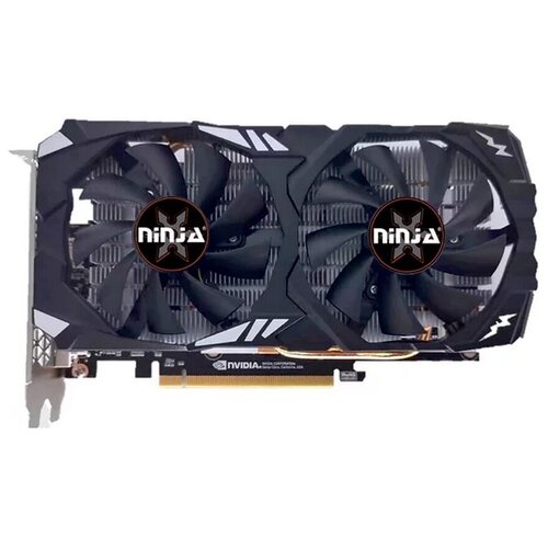 Видеокарта Sinotex Ninja GeForce GTX 1660Ti 6GB (NH166TI66F), Retail ninja gtx1650 nk165df46f pcie 896sp 4g 128bit gddr6 dvi hdmi dp