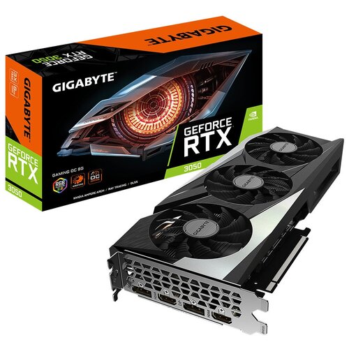 Видеокарта GIGABYTE GeForce RTX 3050 GAMING OC 8G GV-N3050GAMING OC-8GD Retail 2739000₽