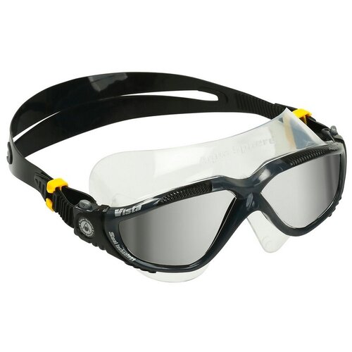 фото As ms1731201lms очки для плавания vista (зеркальные линзы), dark grey/black view