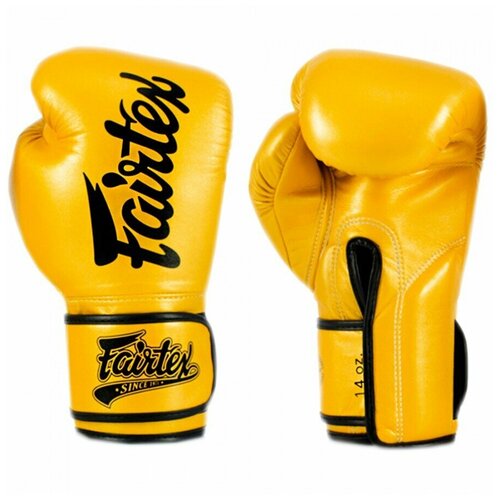 фото Боксерские перчатки fairtex boxing gloves bgv18 gold 20 унций
