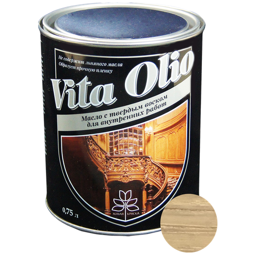 Масло для дерева Vita Olio с твердым воском для внутренних работ Сосна 10 л