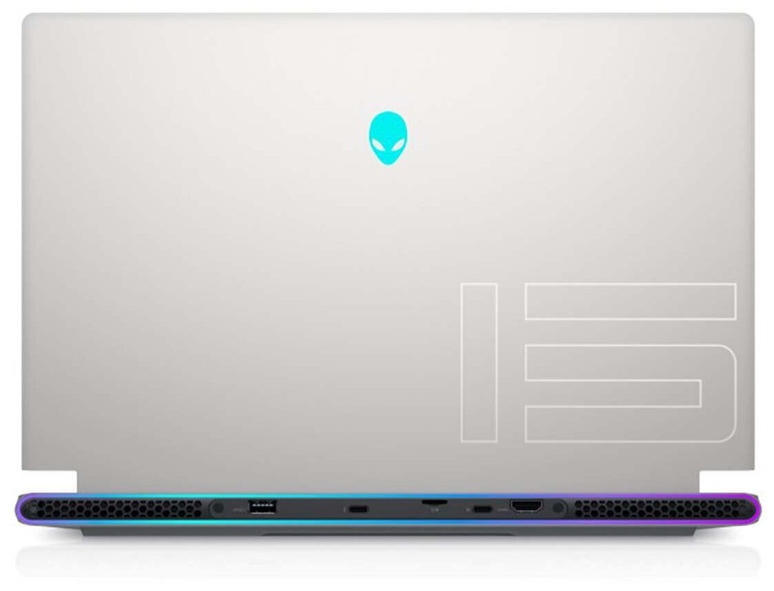 Ноутбук Dell Alienware x15 R1 X15-9932 silver Core i7-11800H16G512G SSD156 FHD IPS 165Hz AGNV RTX3070 8GWiFiBTWin10