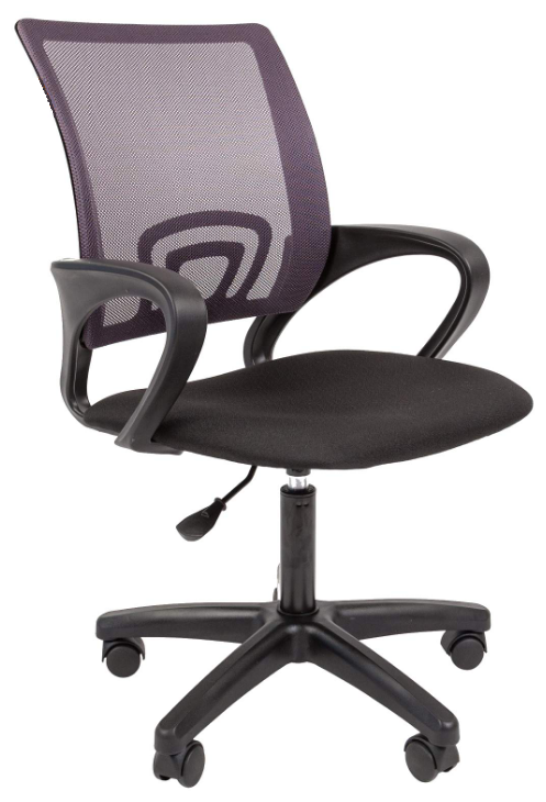 Кресло офисное OC-9030 пластик, серое, сетка, компьютерное