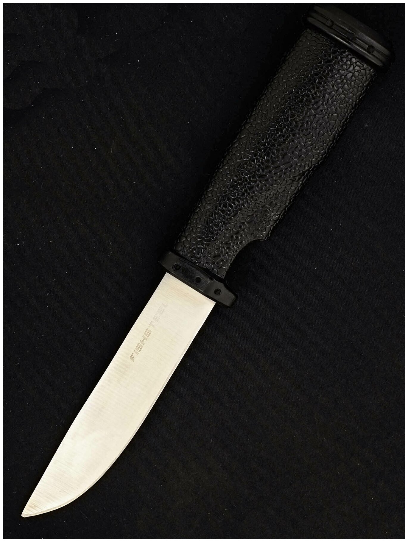 Нож фиксированный рыбацкий Ножемир FISHSTEEL F-314BL с ножнами