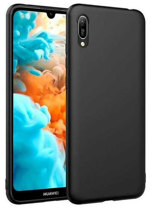 Чехол OrangeStereo для Huawei Y5 (2019) / Honor 8S TPU 1.0mm матовый черный