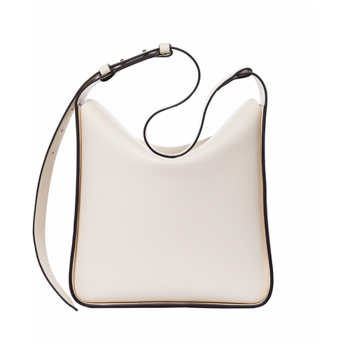 Женская кожаная сумка CNS-COINS MARO молочно-белая (vanilla ) из натуральной кожи