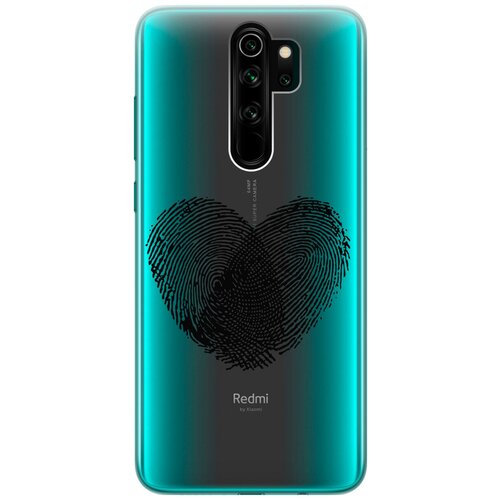 Силиконовый чехол с принтом Lovely Fingerprints для Xiaomi Redmi Note 8 Pro / Сяоми Редми Ноут 8 Про силиконовый чехол с принтом lovely fingerprints для xiaomi redmi note 11 сяоми редми ноут 11