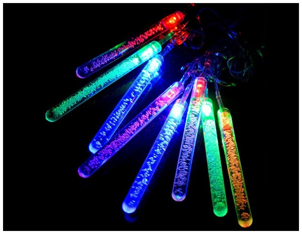 Гирлянда "Волшебные сосульки", 20 цветных LED-огней, 2+1,5 м, контроллер, SNOWHOUSE