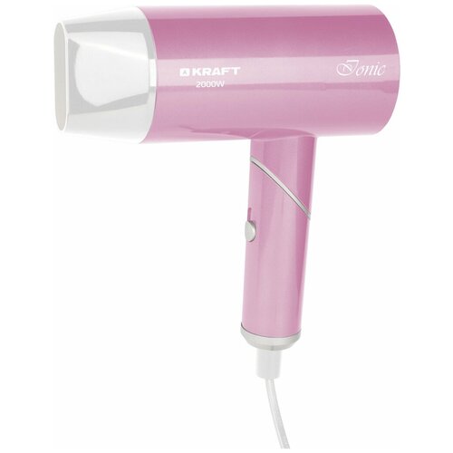 Фен для волос Kraft KF-HD206DSI 2 режима складная ручка розовый 2000 Вт 170000₽