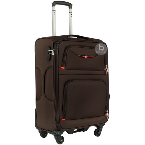 Тканевый чемодан на 4-х колесах / Багаж / Средний М / 85Л / Прочный и непромокаемый / Тканевый