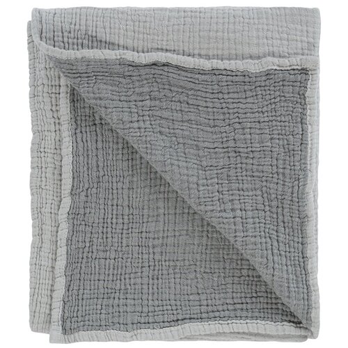 фото Одеяло из жатого хлопка серого цвета из коллекции essential 90x120 см, tkano, tk20-kids-blk0002