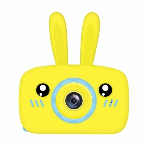 Детская цифровая камера фотоаппарат Зайчик желтая 177300₽