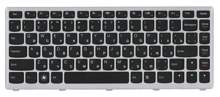 Клавиатура для ноутбука Lenovo U410 Pn 25203740 25203620 AELZ8700110 9ZN7GSQA0R NSK-BCASQ 1608₽