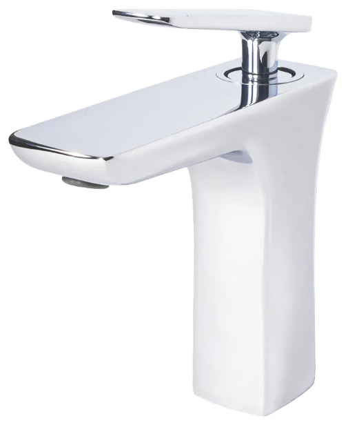 Смеситель для раковины Grohenberg GB1001N-WC WHITE/CHROME