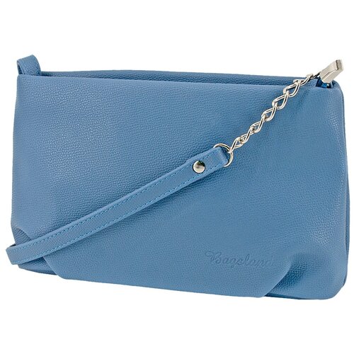 фото Сумка женская, кросс-боди, голубая bagsland