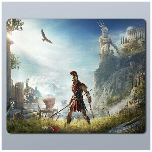 Коврик для мыши с принтом Assassins Creed Odyssey - 140 кошелек assassins creed odyssey – metal logo badge premium bifold