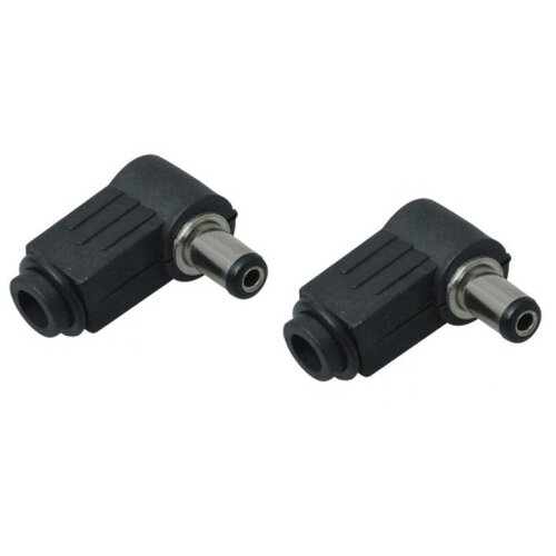 Штекер питания 2,5х5,5мм угловой для ноутбуков 2шт.