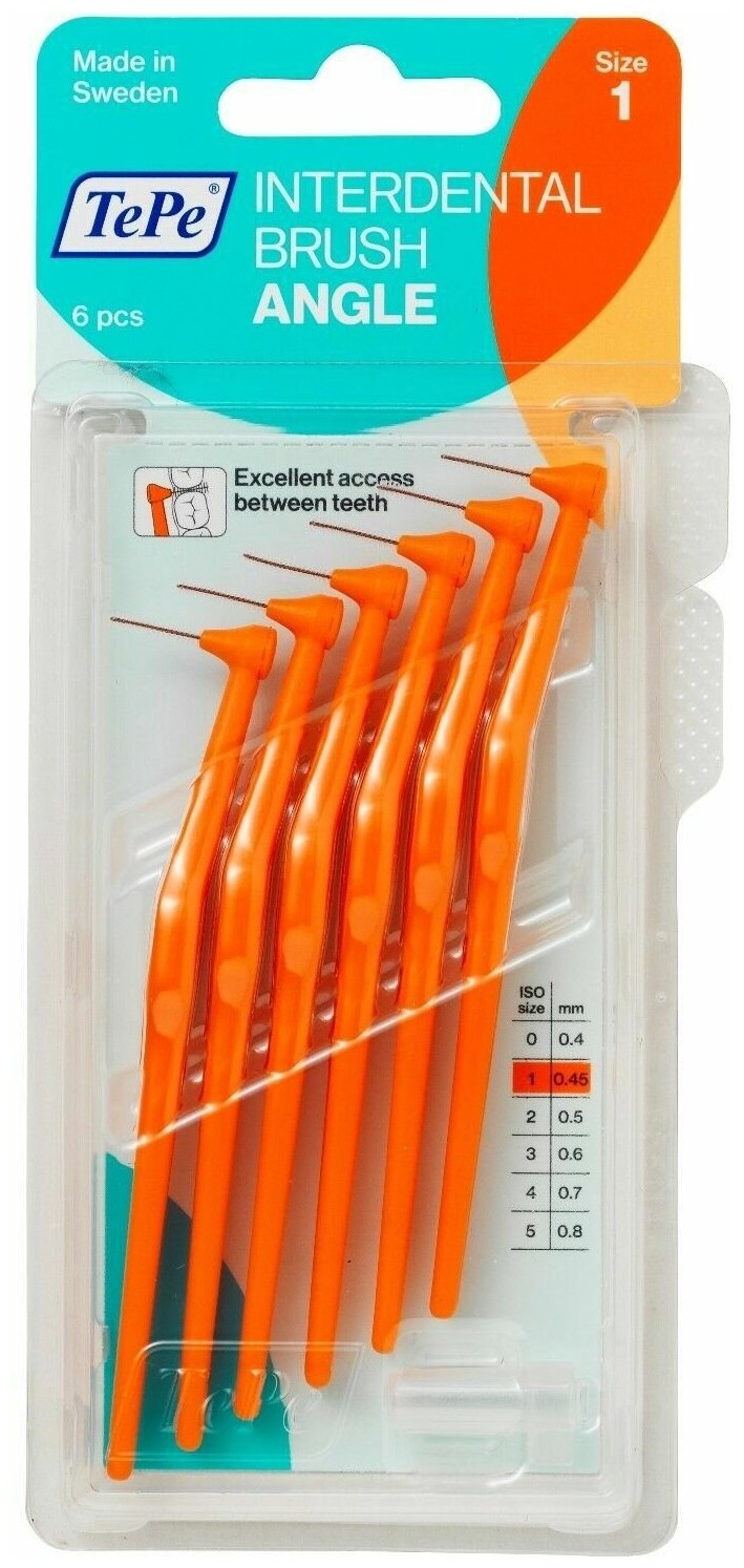 Межзубные ершики TePe Angle Orange 0,45 мм