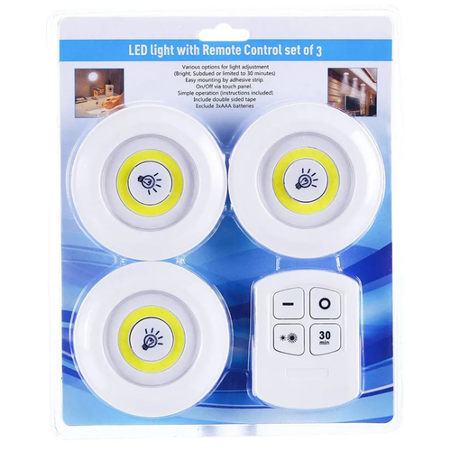 Набор светильников для кухни / кухонная подсветка / светильники под кухонный шкаф / потолочный светильник / 3 шт.