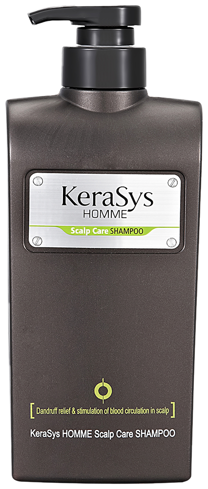 Kerasys Шампунь для волос Kerasys Homme Scalp Shampoo мужской Лечение кожи головы 550 мл