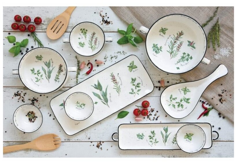 Салатник Easy Life Herbarium 16см - фото №6