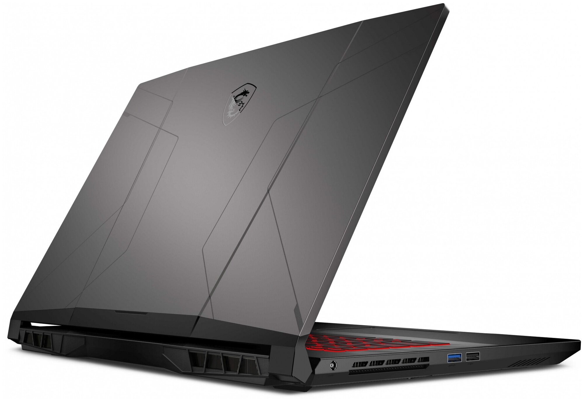Ноутбук MSI Pulse GL76 11UCK-247RU Core i5 11400H 8Gb SSD512Gb NVIDIA GeForce RTX 3050 17.3 IPS FHD 1920x1080 Windows 10 grey WiFi BT Cam, 9S7-17L222-247