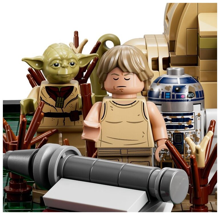 Конструктор LEGO Star Wars "Диорама Обучение джедаев на Дагобе" 75330 - фото №6