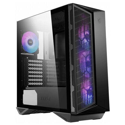 MPG GUNGNIR 111R Plastic front Bezel, 2XUSB 3.0, 1xType C,4X120mm ARGB Fan, Tempered Glass Window, Brown Box (813284)