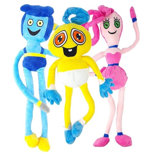 Папа Хагги Вагги + Мама Хагги Вагги + Сын Хагги Вагги / Мягкие игрушки / Huggy Wuggy