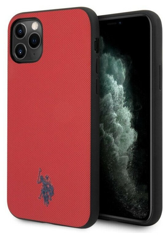 Чехол CG Mobile U. S. Polo Assn. Wrapped PU Embossed logo Hard для iPhone 11 Pro цвет Красный (USHCN58PURE)