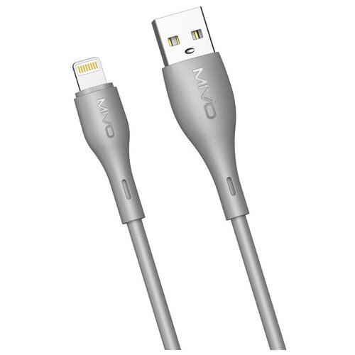 Кабель для зарядки Iphone/Ipad/Airpods Apple Lightning Mivo MX-22L, 2А, 1м, быстрая зарядка