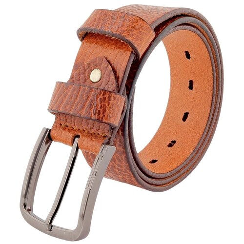 фото Ремень мужской из натуральной кожи с классической пряжкой 110 см (арт. 3010) premium belt