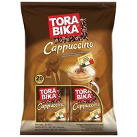 Torabika Cappuccino (Торабика Капучино) кофейный напиток с дополнительным пакетиком шоколадной крошки, 25 г х 20 шт