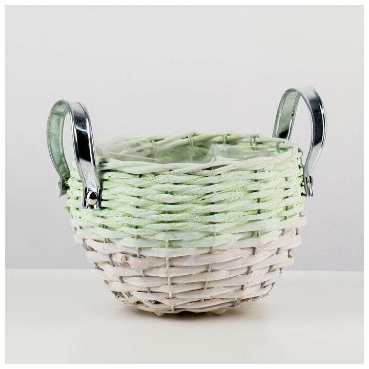 фото Корзина Sima-land "Зеленка", 17х13 см, H 13,17 см