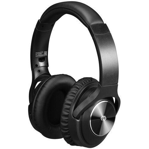 Гарнитура накладные Digma BT-20 ANC черный беспроводные bluetooth оголовье BT20 179000₽