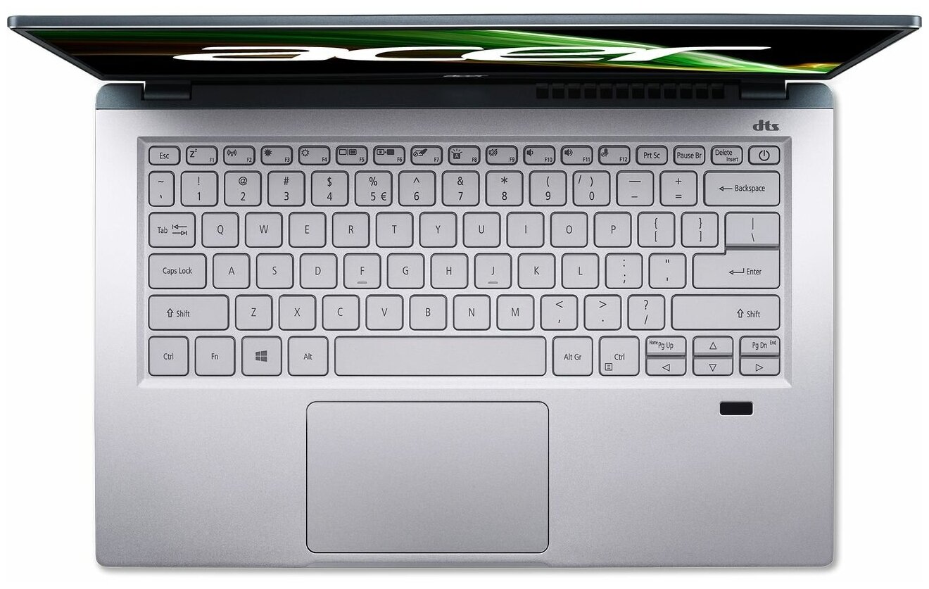 Ноутбук Acer Swift X SFX14-41G-R08J NX AU1ER003 141920x1080 AMD Ryzen 5 5500U21Ghz8GB SSD 512GBnVidia GeForce GTX 1650 4GBDOS