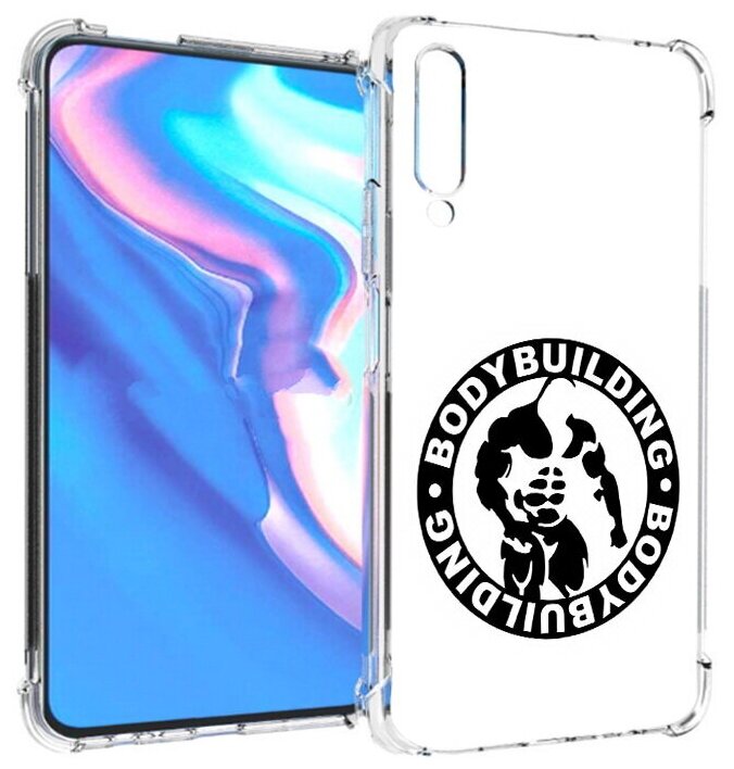 Чехол задняя-панель-накладка-бампер MyPads бодибилдинг для Honor 9X Pro/Huawei Y9s/P Smart Pro 2019 противоударный