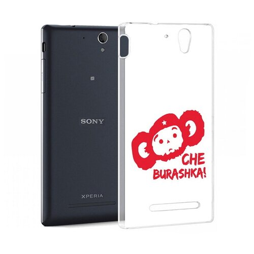 Чехол задняя-панель-накладка-бампер MyPads чебурашка для Sony Xperia C5 Ultra/C5 Ultra Dual противоударный