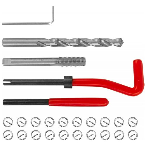 Thorvik TRIS8125 Набор для восстановления резьбы M8x1.25, 25 предметов