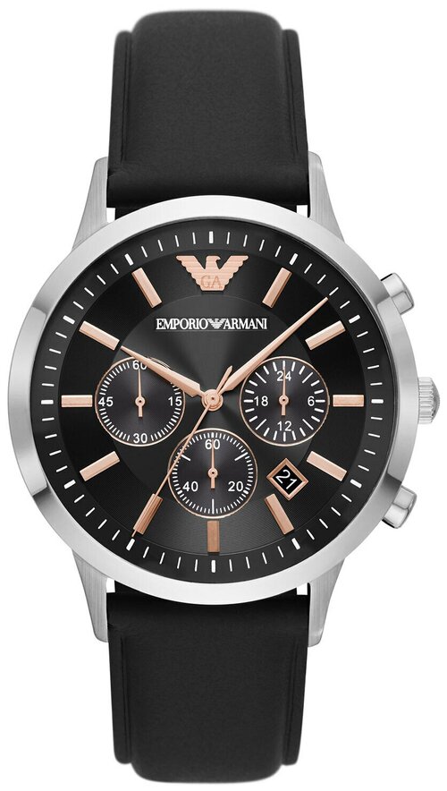 Наручные часы EMPORIO ARMANI Renato, черный