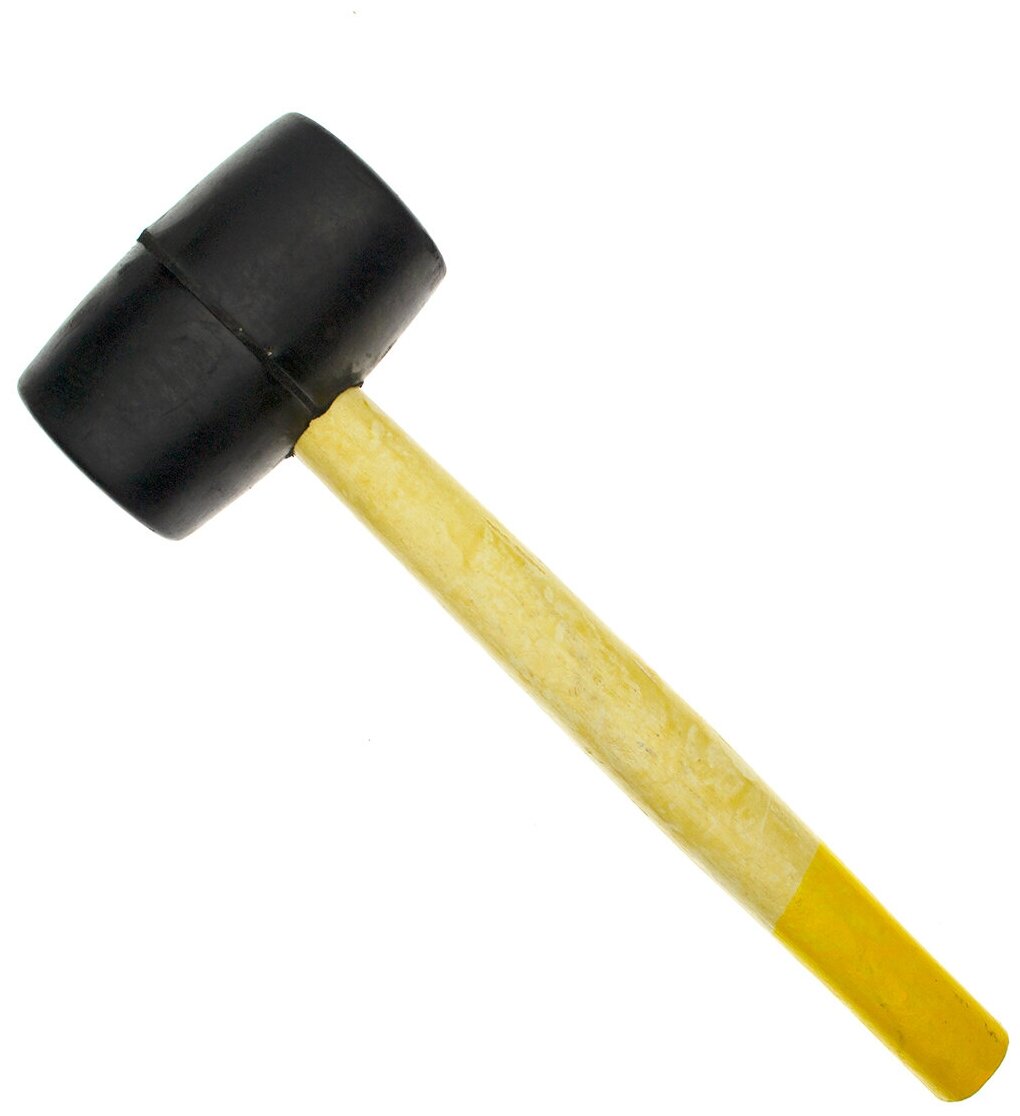 Киянка резиновая Чеглок 21-04-145 черная деревянная ручка 450гр