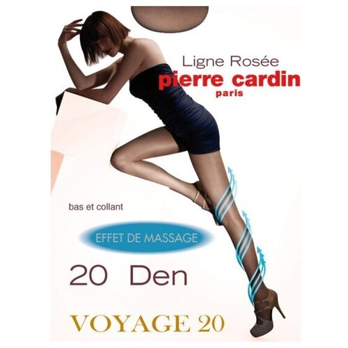 фото Колготки pierre cardin, 20 den, размер 2, коричневый