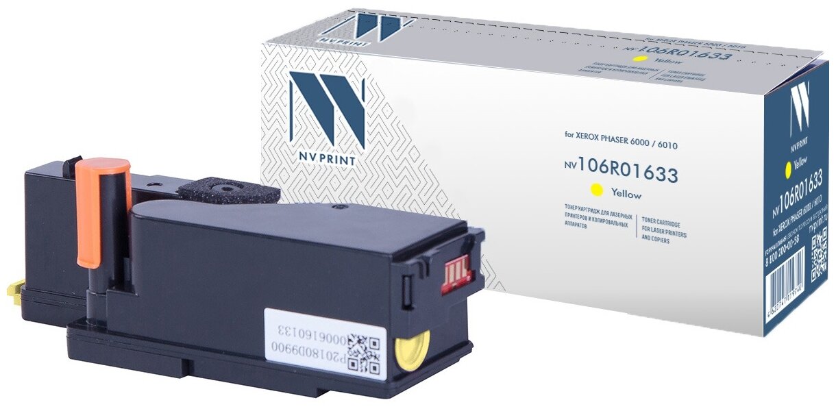 Картридж NVP совместимый NV-106R01633 Yellow для Xerox Phaser 6000 / 6010 (1000k)