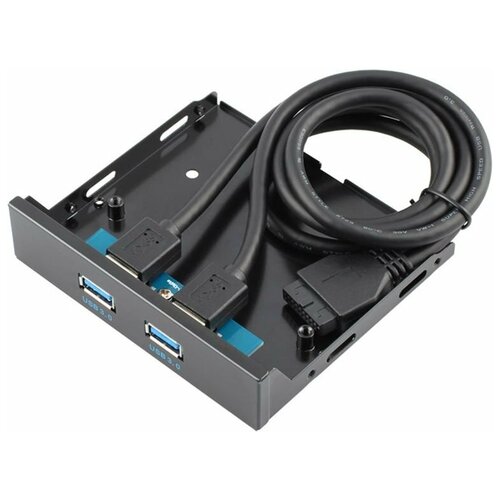 Планка с портами USB Orient C090 планка портов 2 x usb 3 0 type a в отсек 3 5 orient c090