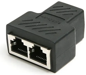 Сетевой разветвитель для интернет-кабеля RJ45 на 2 RJ45 8P8C FTP 5e LAN