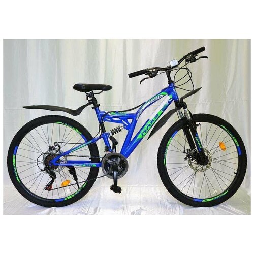 Велосипед 26 MAKS RUNNER MD Двухподвес 21-ск рама 17 синий 1857500₽