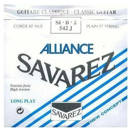 savarez 542 j alliance 2 я струна для классических гитар b 28 сильного натяжения SAVAREZ 542 J ALLIANCE 2-я струна для классических гитар (B-28) сильного натяжения