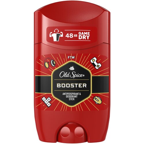 Old Spice Дезодорант-антиперспирант стик Booster, 50 мл, 50 г дезодорант антиперспирант old spice lasting legend мужской 50 мл