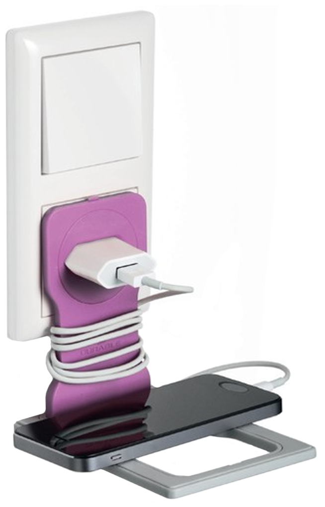 Лоток DURABLE Подставка Varicolor для мобильного телефона 84x134x4.5мм розовый