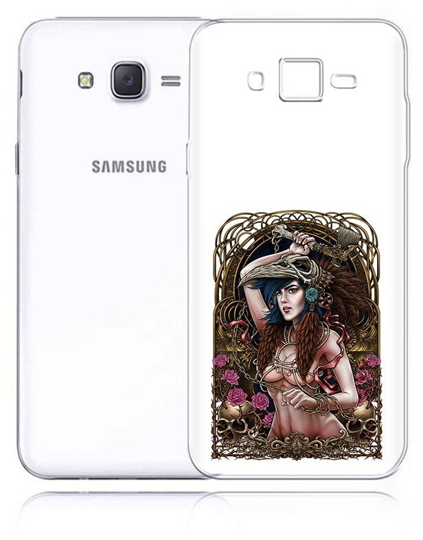 Чехол задняя-панель-накладка-бампер MyPads красивая девушка рисунок для Samsung Galaxy J5 2016 SM-J510H/DS/J510F/DS противоударный